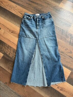 Reformation Tazz Denim Maxi skirt